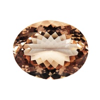 Pierres précieuses semi-précieuses en morganite pêche, forme ovale, haute qualité, naturelles, facettées, pierres en vrac, fournisseur OEM ODM Inde GEMFORTE INC