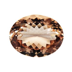 Morganita de melocotón 14X12mm Forma ovalada Morganita natural de alta calidad Piedras preciosas facetadas Piedras sueltas Proveedor DE LA India - Product Image 3