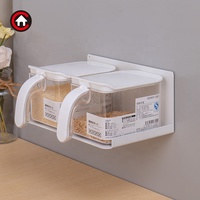 Étagère murale magnétique pour bocaux, design large et profond, rangement pour bouteilles, organisateur de cuisine