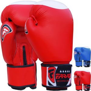Guantes de Boxeo Profesionales Farabi de Cuero Genuino con Agarre Personalizado, Antideslizantes y Ligeros para Entrenamiento de MMA y Muay Thai - Product Image 5