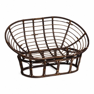 Cómoda silla ergonómica Mamasan para exteriores, patio, jardín, decoración del hogar, muebles de ratán, sillas Papasan. - Product Image 2