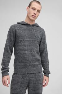 ชุดวอร์มโมแฮร์ดีไซน์สั่งทำสุดหรู เสื้อฮู้ดถักนุ่มสบายและกางเกงขายาวทรงกว้าง - Product Image 2