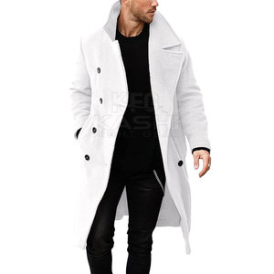 Abrigo de Lana Casual para Hombre, Invierno, con Botones, Manga Larga, Cómodo, Moderno, Cálido, para Uso Diario y al Aire Libre - Product Image 2