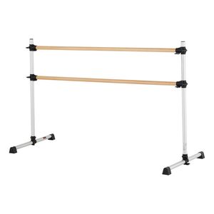 Barra da Balletto Portatile Autoportante in Legno di Faggio da 6 Piedi, Regolabile in Altezza, per Danza e Stretching, Arredamento per Teatro - Product Image 1