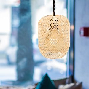 Bamboo Rattan Lampshade Decorative Pendant Light Shade for Indoor <b>Lighting</b> Use Wholesale Made by KingCraftViet - Product Image 3