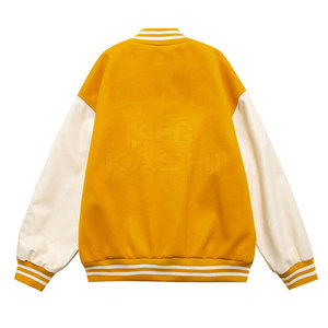 Chaqueta Varsity Moderna para Hombre, Fabricada en Pakistán, Diseño Personalizado, Cierre Frontal, Tela de Forro Polar, Transpirable y Ecológica - Product Image 2