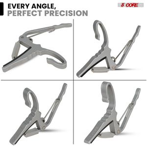 กระเป๋าใส่เครื่องดนตรี 5Core Capo สำหรับกีตาร์โปร่ง กีตาร์ไฟฟ้า แบนโจ มันโดลิน อูคูเลเล่ รุ่น CAPO AL SLV อุปกรณ์เสริมเครื่องดนตรี - Product Image 5