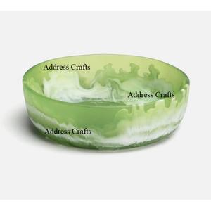 Frutero de Resina Esmeralda Ecológico, Platos para Servir, Tazón para Ensalada Clásico Hecho a Mano, Personalizado, Apto para Horno y Microondas, para Mesa de Fiesta - Product Image 4