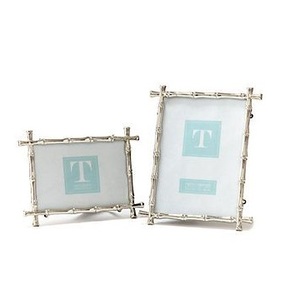 กรอบรูปโลหะลายเคเบิลเคลือบทองสไตล์โบราณ พร้อมฐานตั้งขอบเชือกถักทำมือ - Product Image 2