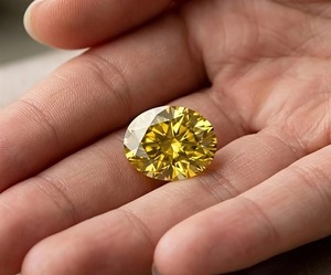 Diamant de laboratoire CVD ovale jaune 1,5 carat VVS2 certifié IGI, taille excellente, pour bijoux fins et bagues de fiançailles - Vente en gros pour fournisseurs - Product Image 4
