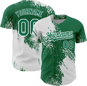 Maillots de baseball pour hommes grande taille, col en V, personnalisables avec nom d'équipe, séchage rapide, évacuation de l'humidité, respirants, anti-UV, en soie, collection tendance 2026 - Product Image 3