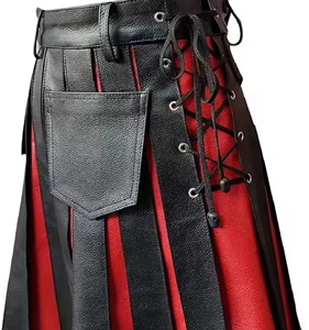 Kilt tartán para hombre, estilo clásico, tela de lana, construcción duradera, ajuste regulable, ropa tradicional escocesa. - Product Image 4