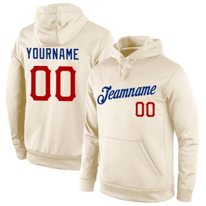 Sweat-shirt à capuche sportif rouge royal, nouvelle conception, sur mesure, vente en gros directe pour les entreprises - Product Image 1