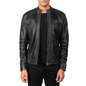 Best Quality Leather Jacket Waterproof Casual Wear Leather Jacket Suitable Price - Product Image 3