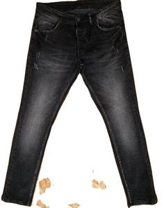 Pantalones Vaqueros Casuales de Moda para Hombre, Estilo Cargo Holgado con Botones, Jeans de Mezclilla para Hombre - Product Image 1