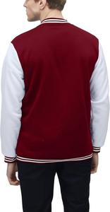 Varsity <b>Jacket</b> Custom OEM <b>Mens</b> Thicken Varsity <b>Jacket</b> Button Pocket Letterman <b>Baseball</b> College <b>Jacket</b> - Product Image 5