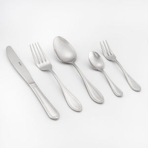 Ensemble de couverts en acier inoxydable de luxe avec finition miroir, compatible lave-vaisselle, pour la table de mariage - Product Image 1