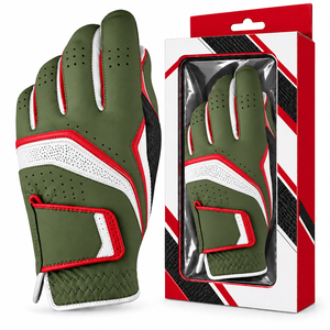 Gants de golf tactiles légers en cuir Cabretta souple, personnalisables, pour hommes, prix de gros, durables, pour le sport - Product Image 4