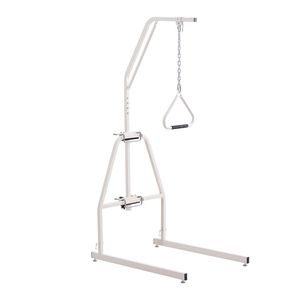Barra Trapezoidale Ausiliaria per Mobilità a Letto con Supporto da Pavimento e Capacità di Carico di 250 Libbre per Anziani - Product Image 1