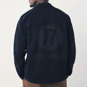 Casual Fashion <b>Men</b> Shackets High Quality Customizable Soft Cotton Eco-Friendly Breathable Canvas Durable Lightweight Trench - Product Image 3
