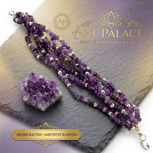 Bracelet en argent 925 avec zircon et améthyste plaqué or - Cœur et papillon - Cadeau pour femme - Product Image 3