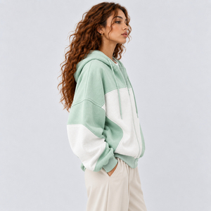 Durable <b>Women</b> Zip Up <b>Hoodie</b> Crafted with Quality Fleece Offers Comfortable Fit <b>Soft</b> Feel <b>Women</b> Zip Up <b>Hoodie</b> with Pockets - Product Image 2