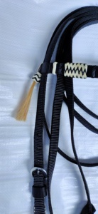 Ensemble de têtière et de collier en nylon de qualité supérieure, design léger, équipement équestre, couleur/taille/logo/marque personnalisables, OEM/ODM disponible - Product Image 4