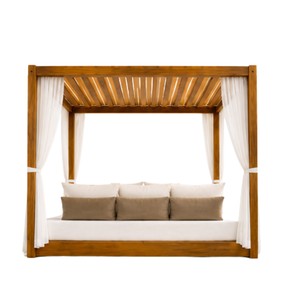 Ensemble de chaises longues de plage ARTERRA Premium en teck pour l'extérieur, résistantes aux intempéries, pour jardin, patio, hôtel, villa - Product Image 3