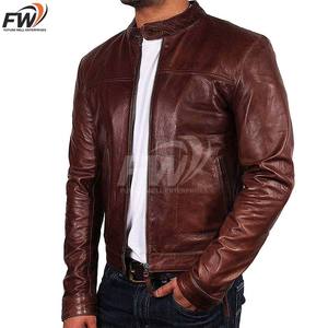 ราคาดี เสื้อแจ็คเก็ตหนังแท้ผู้ชาย แขนยาว สกรีนโลโก้ได้ ดีไซน์ล่าสุด กันน้ำ ระบายอากาศ เป็นมิตรกับสิ่งแวดล้อม สวมใส่สบายๆ - Product Image 2