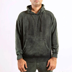 Ensemble de survêtement en molleton de coton épais pour homme, prix d'usine, broderie personnalisée, ensemble jogging assorti - Product Image 5