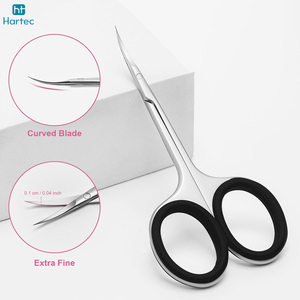 Professional Cuticle And <b>Nail</b> Scissors With Leather Pouch, Stainless Steel <b>Nail</b> Grooming <b>Kit</b> For Salon & Personal Travel Use - Product Image 2