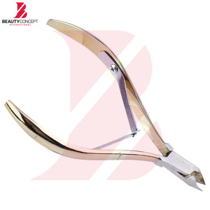Cortacutículas Premium Color Oro Champán, Tijeras de Acero Inoxidable de Precisión para Piel Muerta, Herramienta Profesional de Belleza para Salón - Product Image 6