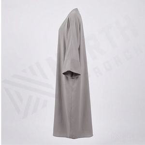 Ropa Islámica Modesta y Sencilla de Primera Calidad, Abaya, Vestido Musulmán para Mujer, Venta al por Mayor, Color Personalizado, Informal, Talla Grande, a la Moda - Product Image 3