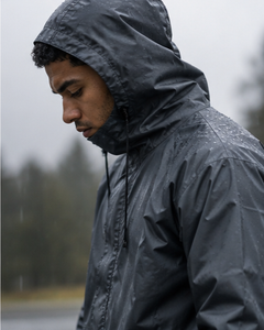Traje Impermeable para Hombre de Color Sólido, Chaqueta y Pantalones de Poliéster de Manga Larga, Ropa para Exteriores para Todas las Estaciones - Product Image 3