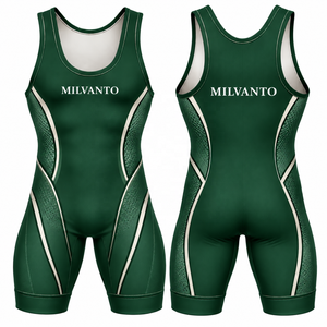 Singlet de Lucha Libre Personalizado Amarillo al por Mayor, Singlet de Gimnasio para Levantamiento de Pesas y Powerlifting, Ropa Deportiva de Compresión de Poliéster y Spandex - Product Image 6