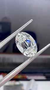 เพชรรูปไข่ขนาด 1-3 กะรัต ผลิตในห้องปฏิบัติการ เป็นมิตรต่อสิ่งแวดล้อม ขัดเงาด้วยมือในอินเดีย เหมาะสำหรับทำเครื่องประดับและแหวน - Product Image 2