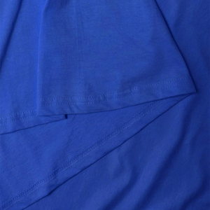 T-shirt décontracté à col rond et manches courtes pour homme, basique d'été, grande taille 3XL, couleur unie, 100 % coton, logo frontal, design vierge - Product Image 3