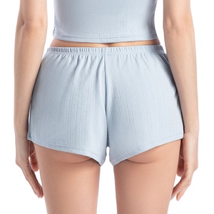 Custom Logos Plus Sizes French Romantic Cute Sweat Cotton Spandex Women's Girl's Casual Outfit Jacquard <b>Boxer</b> <b>Shorts</b> 2026 - Product Image 2