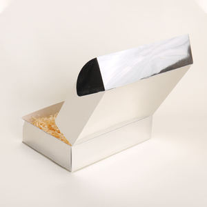 Custom Elegant Design Eco-Friendly Biodegradable Folding Soft Shipping <b>Box</b> with <b>White</b> Paper for Candle Logo Sticker Ribbon - Product Image 2