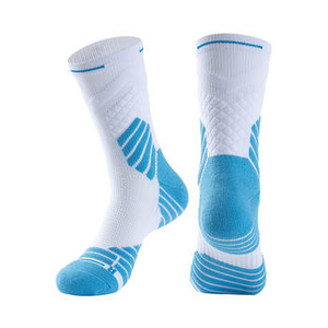 Breathable Sweat-Absorbent Anti-Bacterial Crew Sports <b>Socks</b> Knitted Athletic Running Basketball Hiking Custom Logo - Product Image 1