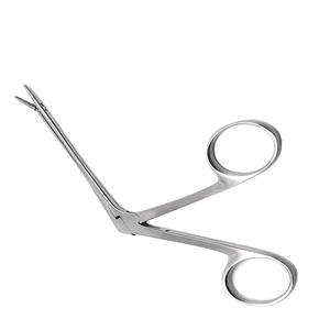 คีมจับขนาดเล็กแบบโค้งขวา ฟันหยัก ทำจากสแตนเลสสตีล ใช้ซ้ำได้ สำหรับศัลยกรรมหู คอ จมูก ได้รับมาตรฐาน CE ISO - Product Image 4