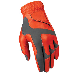 Wrist Protection Gear Unisex Golf <b>Gloves</b> Velcro Strap Closure <b>Type</b> Superior Feel Lightweight Durability Genuine Leather <b>Gloves</b> - Product Image 1