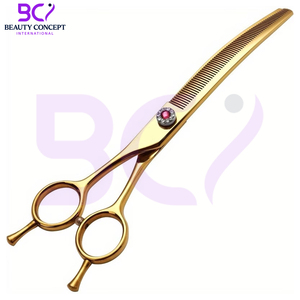 Tijeras de peluquería de alta calidad con tensión ajustable, de acero antioxidante, ligeras y de filo afilado para uso en salón y hogar. - Product Image 2