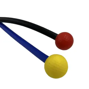 사용자 정의 여러 가지 빛깔의 야외 실내 미니 골프 도구 연습 훈련 공 어린이 동물 장난감 PU 거품 스폰지 골프 공 부드러운 튜브