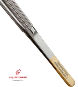 Pince à tissus Debakey pour extraction d'aiguilles, en carbure de tungstène, instrument chirurgical, pince médicale de précision en acier inoxydable - Product Image 3