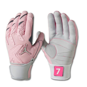 Professional <b>red</b> leather baseball glove with long cuff design and double strap wrist closure,providing superior wrist protection - Product Image 5