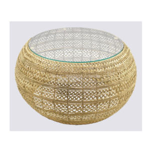 Mesa de centro de hierro moderna de nuevo diseño de alta calidad, muebles de acento para sala de estar, oficina, comedor, decoración del hogar - Product Image 1