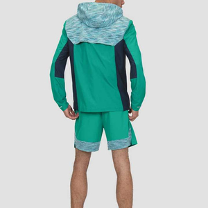 Windproof Polyester Nylon Mens Shorts Windbreaker Set Custom Two Piece <b>Jacket</b> and Shorts Fashion Wear for Modern Outdoor Wear - Product Image 2
