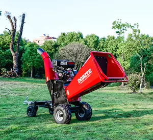 OEM Manufacturer Direct Sale 15hp Powerful Garden Wood Shredder Machine Petrol wood Chipper tree shredder