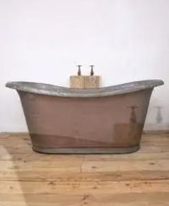 Baignoire autoportante double à prix abordable, en cuivre de luxe, design tendance, la plus vendue - Product Image 2